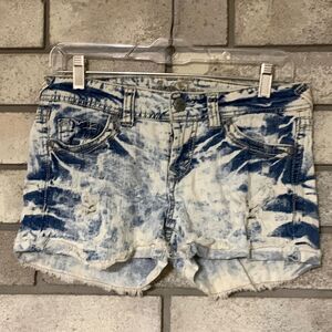 3for$20 tie dye jeans shorts size 5 distressed